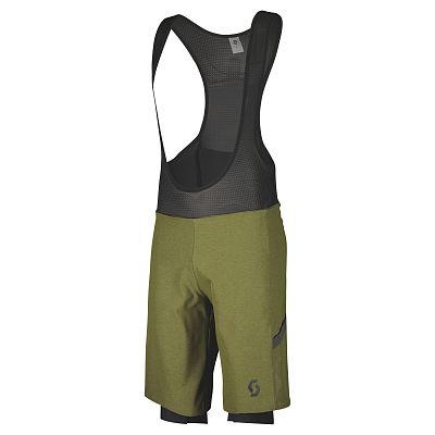 Превью  Велошорты SCOTT Gravel Hybrid +++ Fir Green/Black